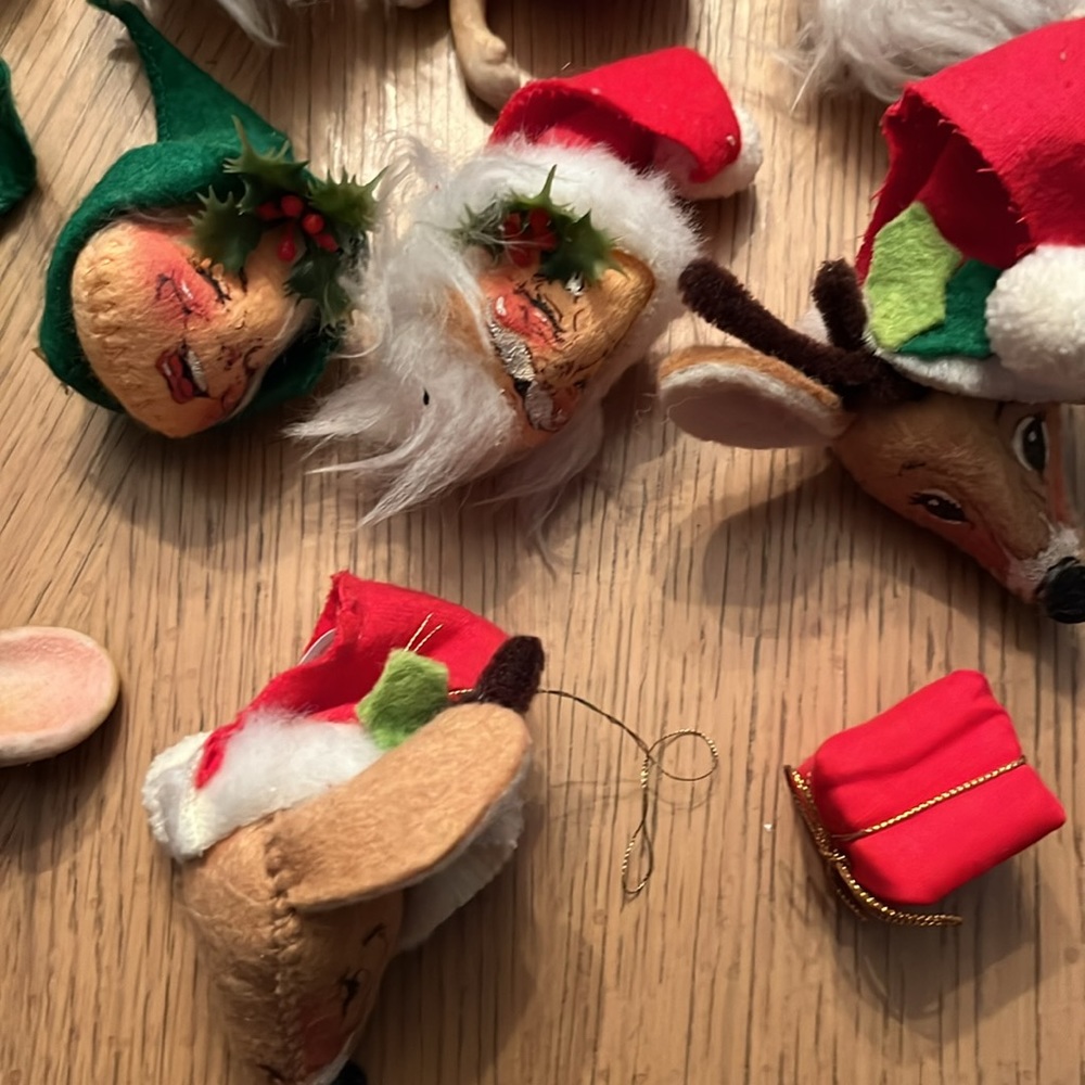 Vintage Annalee tree ornaments (14) - Picture 8 of 9